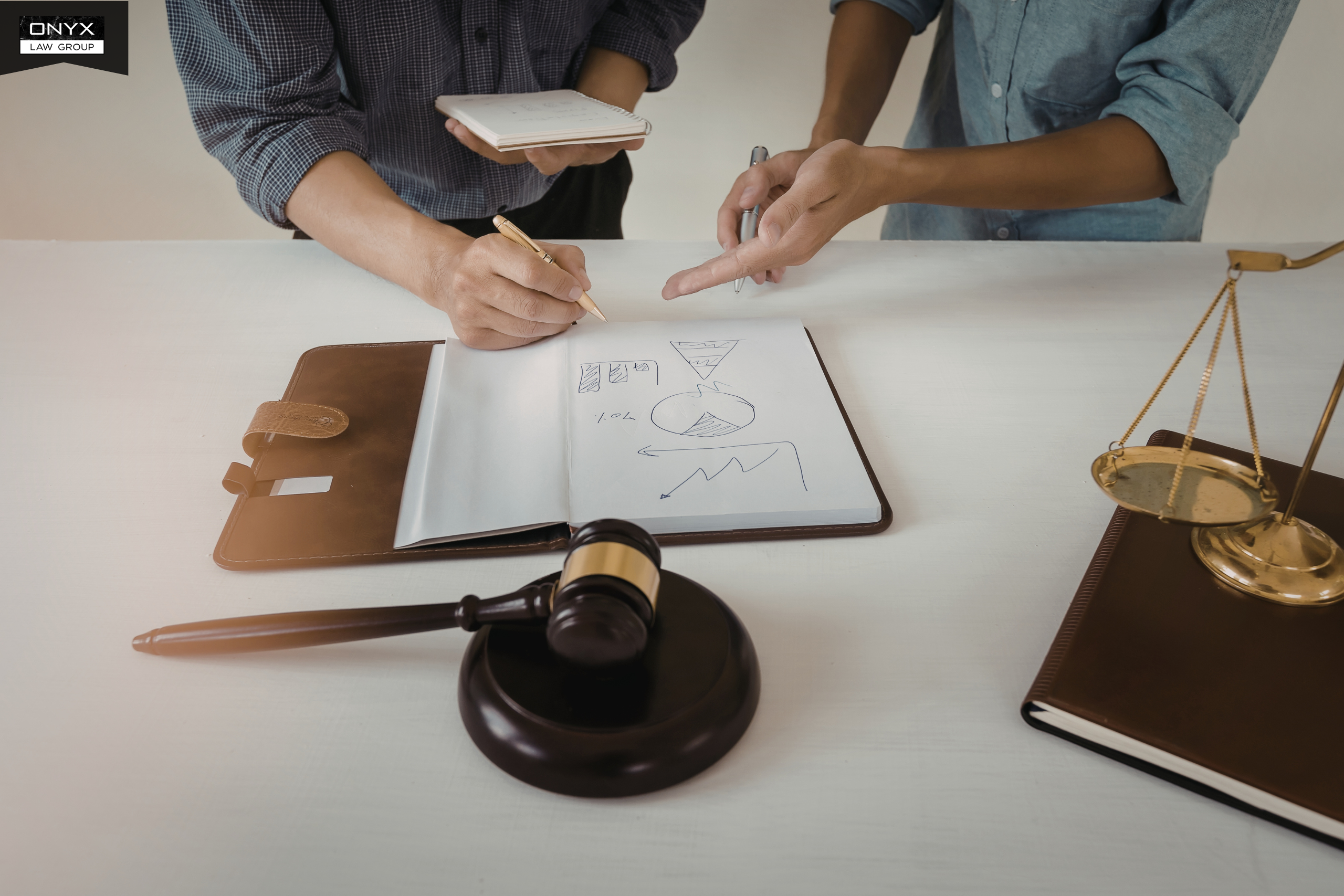 Executor meeting with a lawyer to understand powers and legal limitations when managing an estate.