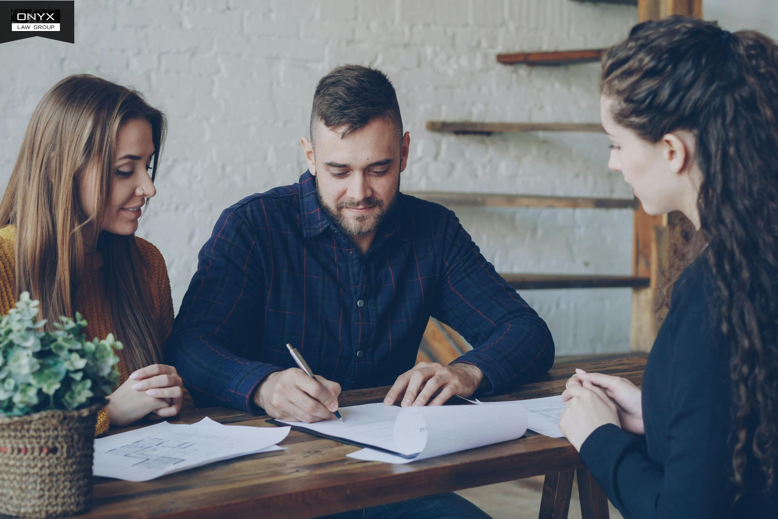 Executor reviewing estate documents and managing probate responsibilities