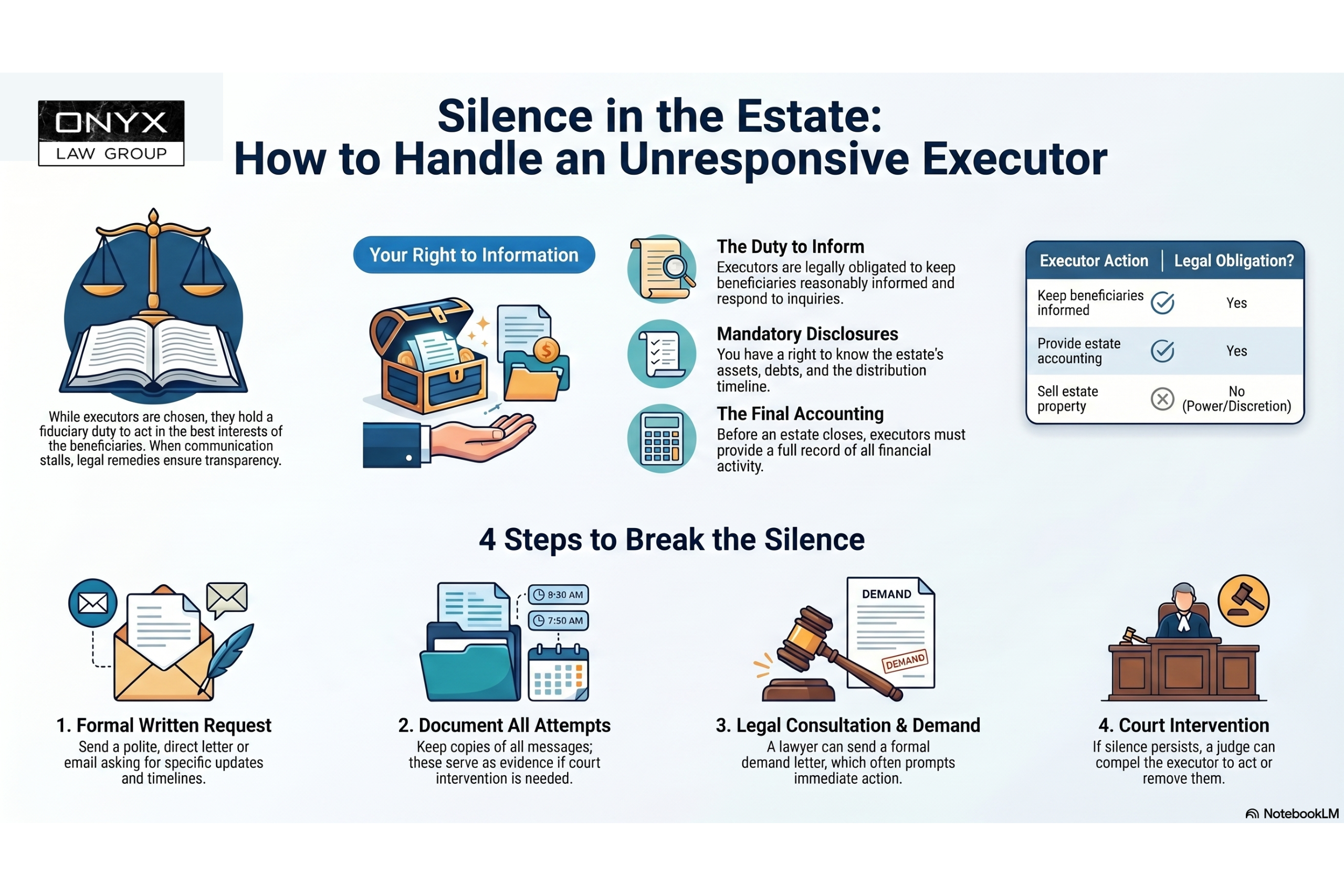 Executor Not Communicating With Beneficiaries