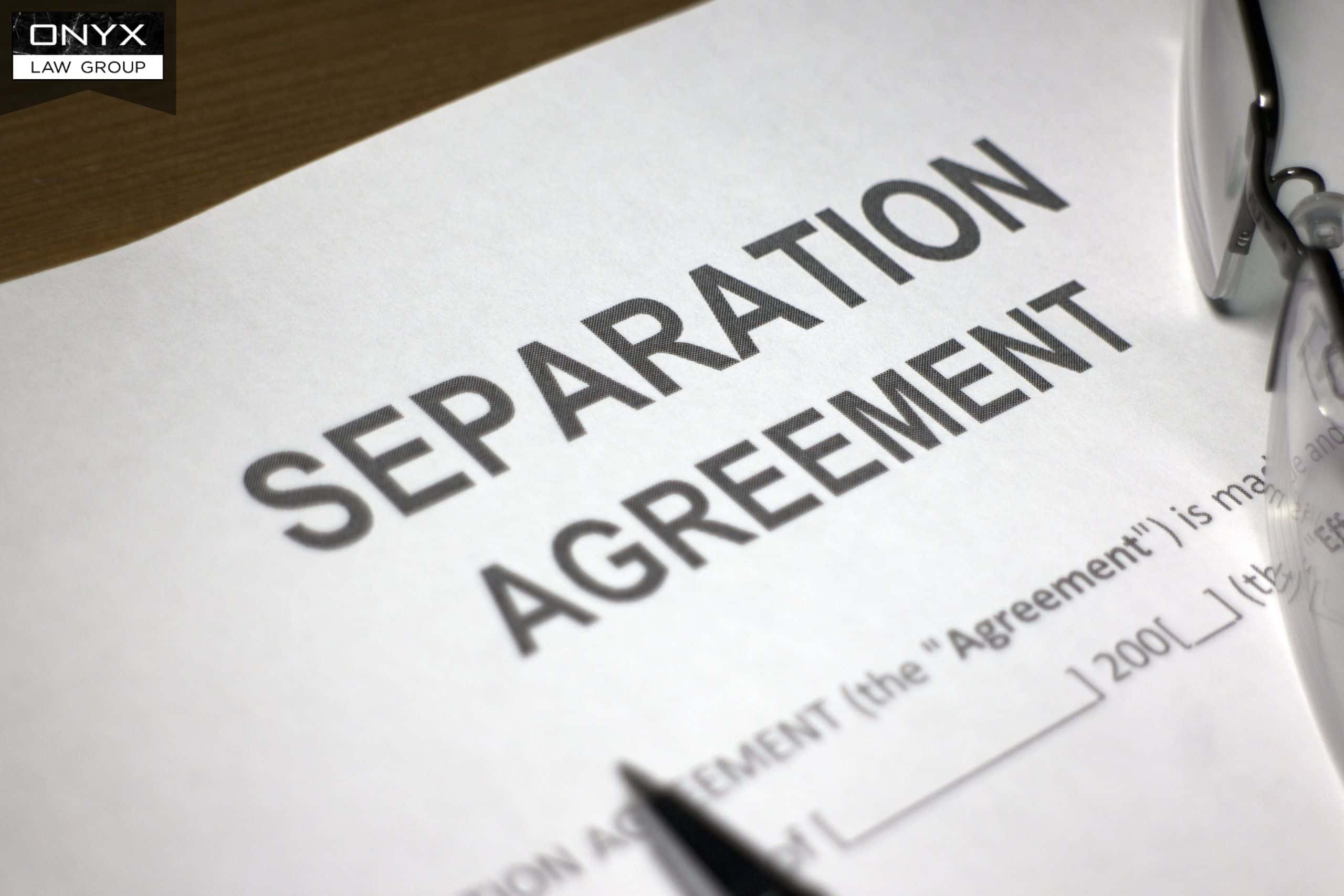 waive spousal support in a separation agreement